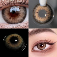 Ksseye Blackspot Brown Color Contact Lenses image