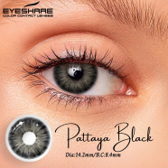Ksseye Pattaya Black Color Contact Lens - K113