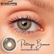Ksseye Pattaya Brown Color Contact Lens image
