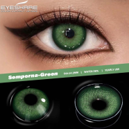 Ksseye Sem. Por. Na Green Color Contact Lens With Lens Kit Box image