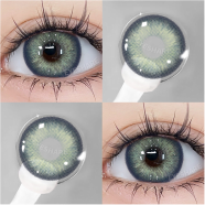 Ksseye Sydney Green Color Contact Lens With Lens Kit Box image