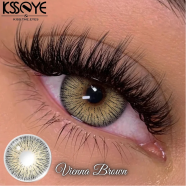 Ksseye Vienna Brown Color Contact Lens With Lens Kit Box image