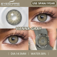 Ksseye Vienna Gray Color Contact Lens with Lens Kit Box image