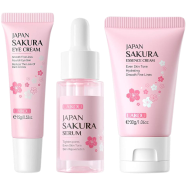 LAIKOU SAKURA Skin Care Set 3 PCS - (Eye Cream/Serum/Face Cream) image