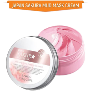 LAIKOU Sakura Mud Mask 90gm Facial Mask Brush Cherry Blossoms Clay Mask-2pcs image