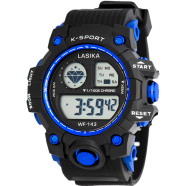 LASIKA Digital Sport Watch Backlit Multifunction Stopwatch Waterproof Sport Watches #143 image