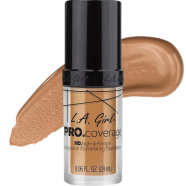 L.A. Girl Pro Coverage Illuminating Foundation - Nude Beige image
