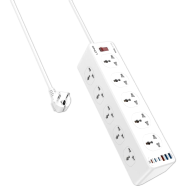 LDNIO SC10610C Power Socket Extension Universal Power Strip With 10 Outlets 2M image