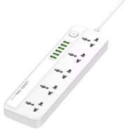 LDNIO SC5614 Power Strip 5 AC Outlets and 6 USB Charging Ports (EU 2 Pin) image