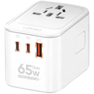 LDNIO Z6 3 USB Ports 65W Gan Travel Adapter image