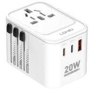 LDNIO Z9 3 USB Ports 20W GaN Travel Adapter image