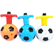 LED Light Up Flashing Spinning Music Gyro Spinner Football Toy (latim_ball_2022_ran_6pcs) image