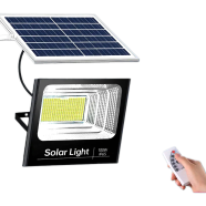 LED Solar Floodlight IP67 Waterproof Outdoor Wall Garden Lamp With Remote Control Security Free Setup 80W (Medium) 114 LED image