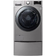LG F0L2CRV2T2C Automatic Front Loading Washer and Dryer 17KG/10KG Silver image