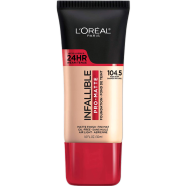 L'Oreal 24HR Infallible Pro Matte Foundation - 104.5 Nude Buff image