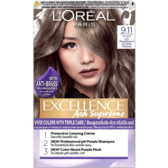 L'Oreal Excellence Ash Supreme Vivid Colors - 9.11 Silver Ash image
