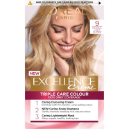 L'Oreal Excellence Creme Triple Care Colour 9 Natural Light Blonde image