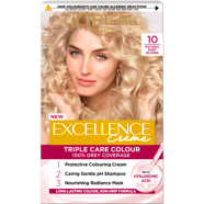 L'Oreal Excellence Creme Triple Care Colour - 10 Natural Baby Blonde image