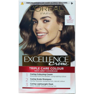L'Oreal Excellence Creme Triple Care Colour - 5 Natural Brown image