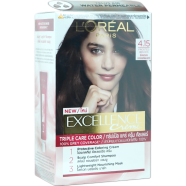 L'Oreal Excellence Frosted Brown Hair Colour Cream 4.15 image