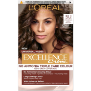 L'Oreal Excellence No Ammonia Triple Care Colour - 5U Universal Light Brown image