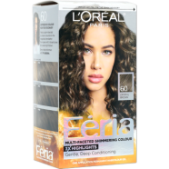 L'Oreal Feria Multi Faceted Shimmering Hair Colour - 60 Crystal Brown image
