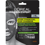 LOreal Paris Men Expert Pure Charcoal Purifying Tissue Mask 30g image