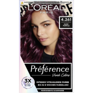 L'Oreal Perference Les Vivids High Intensity Shimmering Colour - 4.261 Dark Purple image