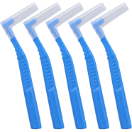 L Shaped Angle Interdental Brushes for Between Teeth and Gums, Brush Micro Tight Cleaner, Plaque Removal - 5 pcs image