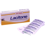 Lacitone 20 mg, 50 mg Tablet 10's Strip image