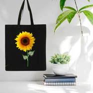 Ladies Fabric Hand Bag With Zipper (BPF-030) image