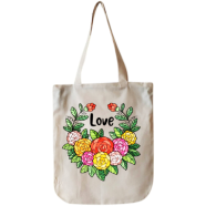 Ladies Shopping Tote Bag For Women With Zipper image