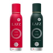 Lafz Body Spray Combo Package (Omid and Darien) With Free Kismet Body Spray image