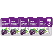 Laikou Eggplant Mud Mask Oil Control Moisturizing Anti Acne Anti Wrinkle Whitening Cleansing Clay Mask Skin Care Face Mask 5pcs image