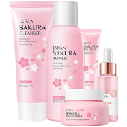 Laikou Japan Sakura Facial Serum Tighten Pores Whitening Essence Cream 257ml image