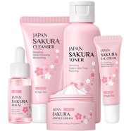 Laikou Japan Sakura Skin Care Set - 5pcs image