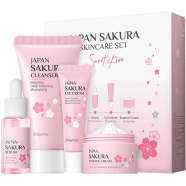 Laikou Japan Sakura Skin Care Set Sweet Kiss 4 Pcs image