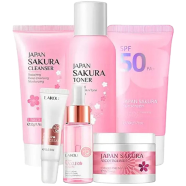 Laikou Sakura Face Serum And Eye Cream Combo image
