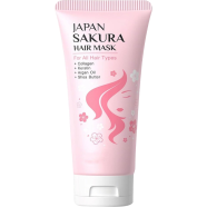 Laikou Sakura Hair Mask Dry Damaged Frizz Hair With Argan Oil 100g image