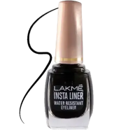 Lakme Insta Eye Liner Black Semi Matte Finish Water Resistant Long-Lasting Eyeliner 9 ml image