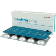 Lamitrin ER 100 mg Tablet (Extended Release) 10's Strip image
