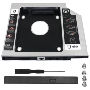 Laptop DVD to 2nd SSD/HDD Caddy Hard Drive Enclosures 9MM image