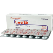 Larb 50 mg Tablet 14's Strip image