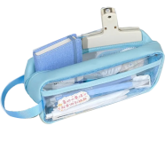 Large Capacity Transparent Pencil Case For Student image