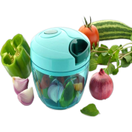 Large Handy and Compact Chopper Handy Quick Cutter for Kitchen, 3 Blade Stainless Steel, Pull String- 350ml,Quick Cutter, Vegetable Cutter, Handy Chopper Vegetable Chopper image