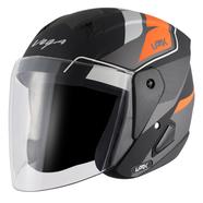 Lark Legend Dull Black Orange Helmet image