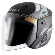 Lark Legend Dull Black Silver Helmet image