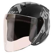Lark Victor Dull Black Silver Helmet icon