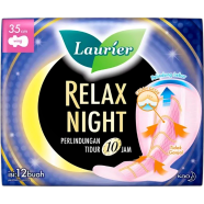 Laurier Sanitary Napkin Night Safe Wing-12 pcs image