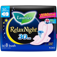 Laurier Sanitary Napkin Relax Night 30cm-8 Pad image